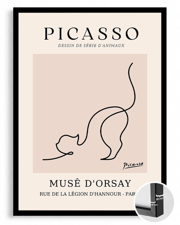 Kedi - Pablo Picasso Poster Tablosu