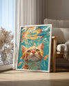 Kedi - Su Altında Keşif Poster Tablosu