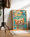 Kedi - Su Altında Keşif Poster Tablosu