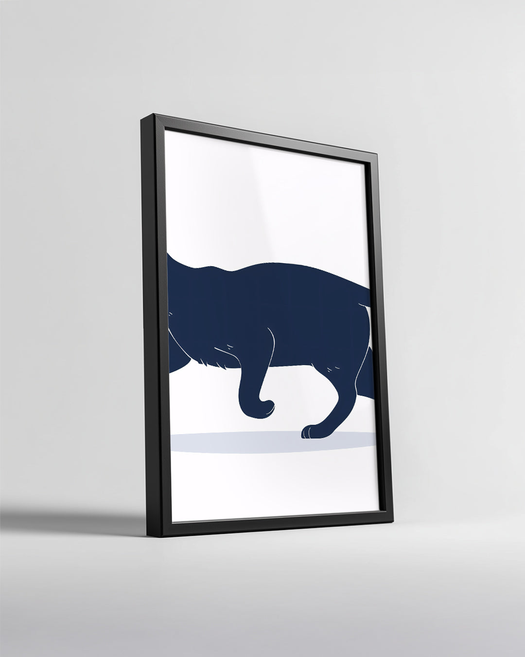 Kedi - Sürekleyen Adım Poster Tablosu