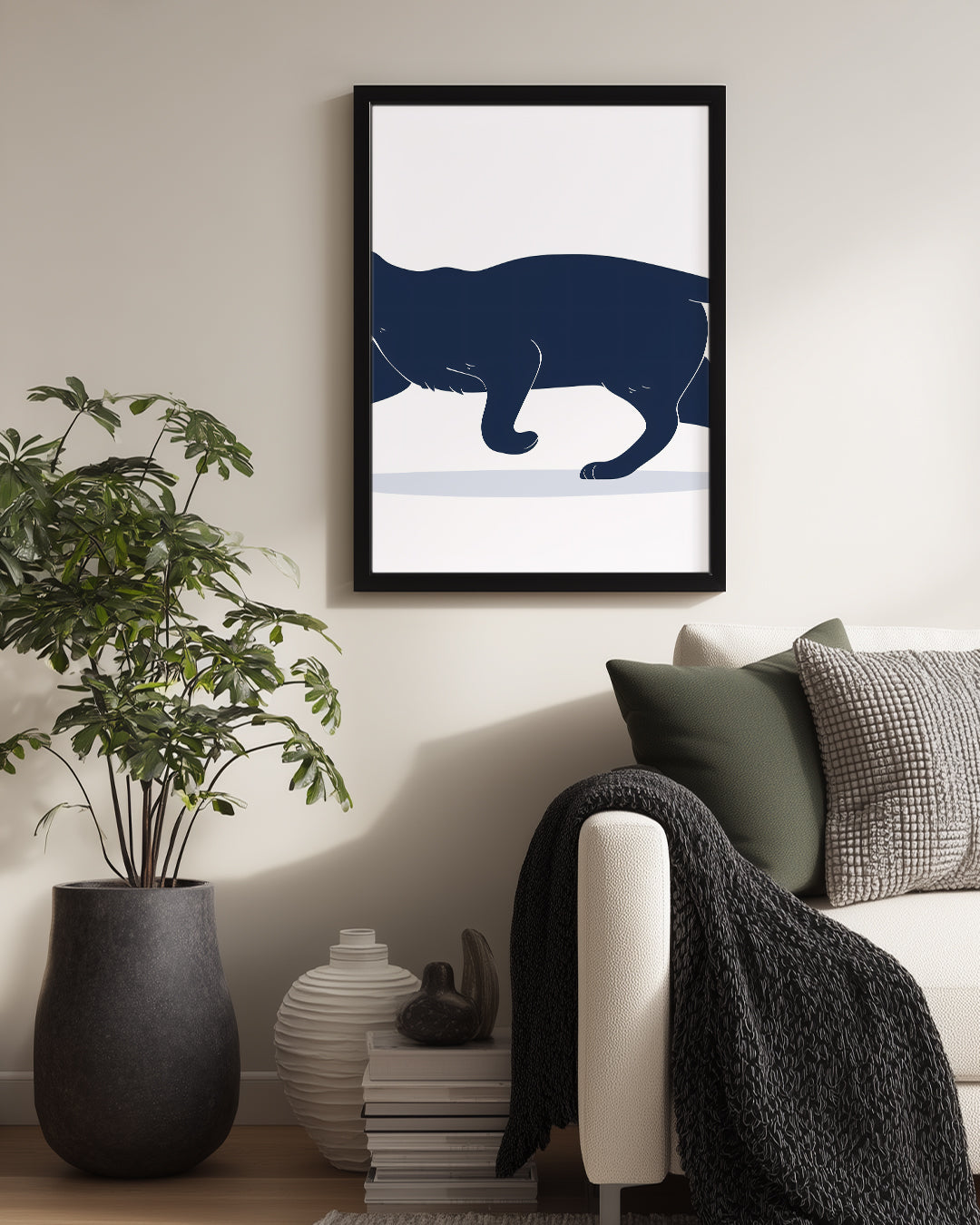 Kedi - Sürekleyen Adım Poster Tablosu
