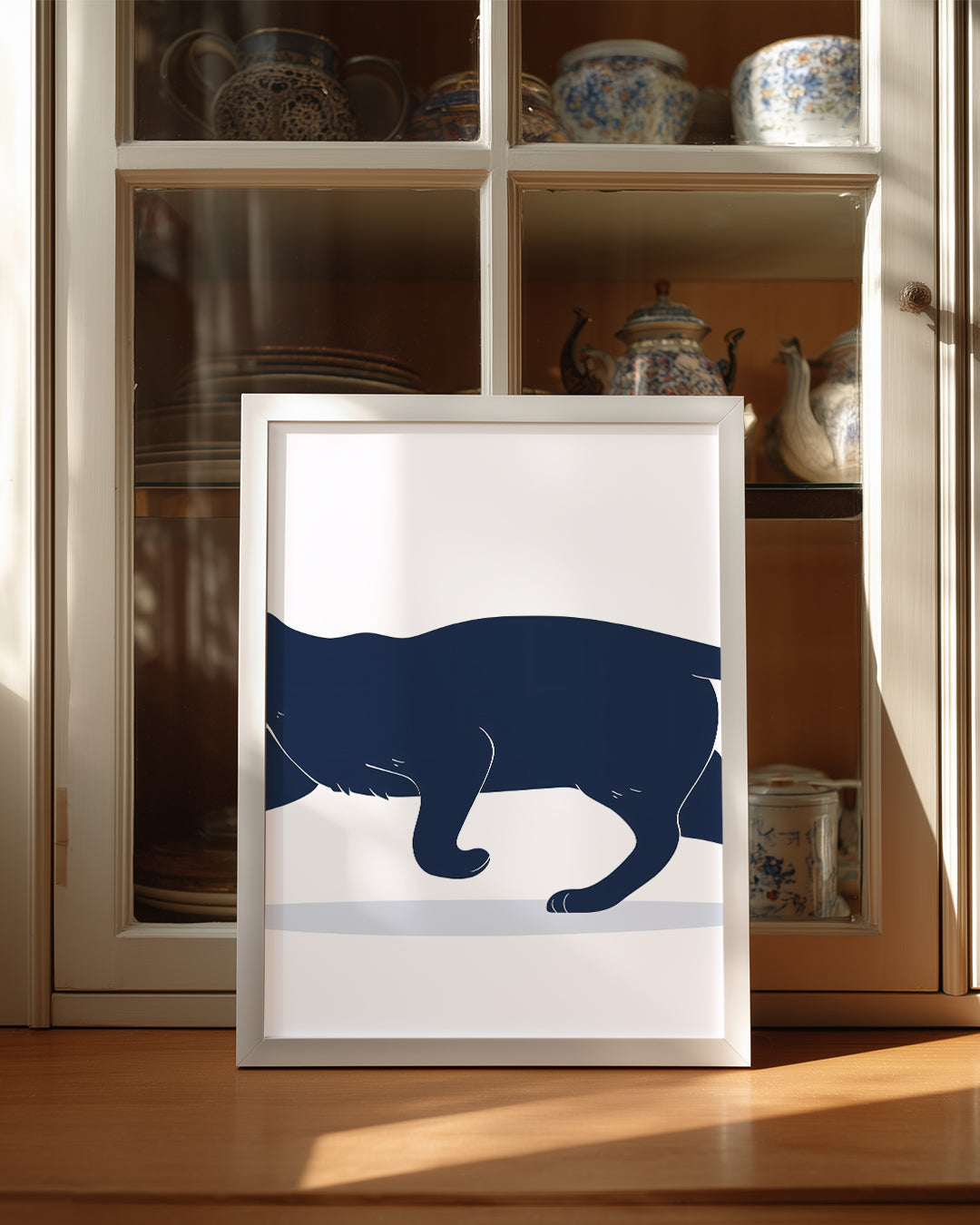 Kedi - Sürekleyen Adım Poster Tablosu