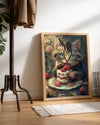 Kedi - Tatlına Daldı Poster Tablosu