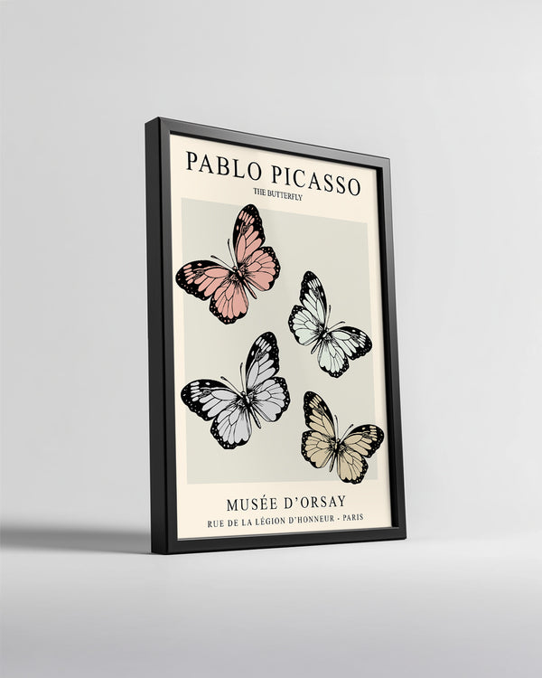 Kelebekler - Pablo Picasso Poster Tablosu