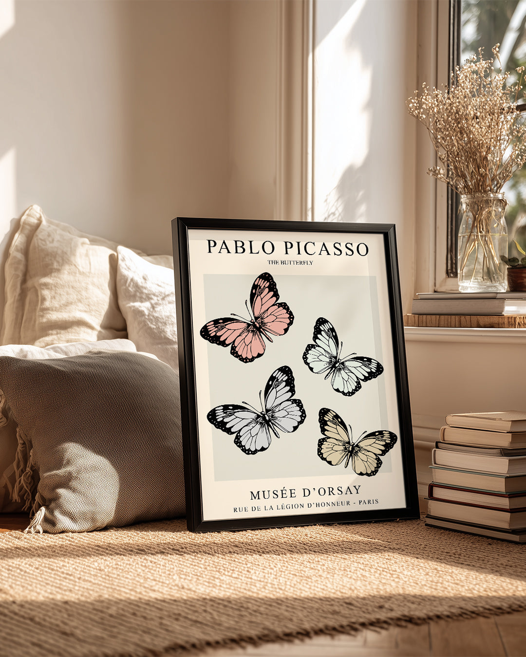 Kelebekler - Pablo Picasso Poster Tablosu