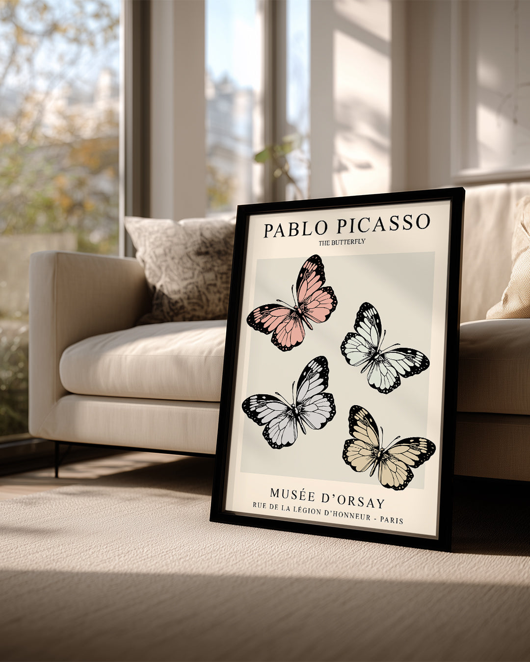 Kelebekler - Pablo Picasso Poster Tablosu