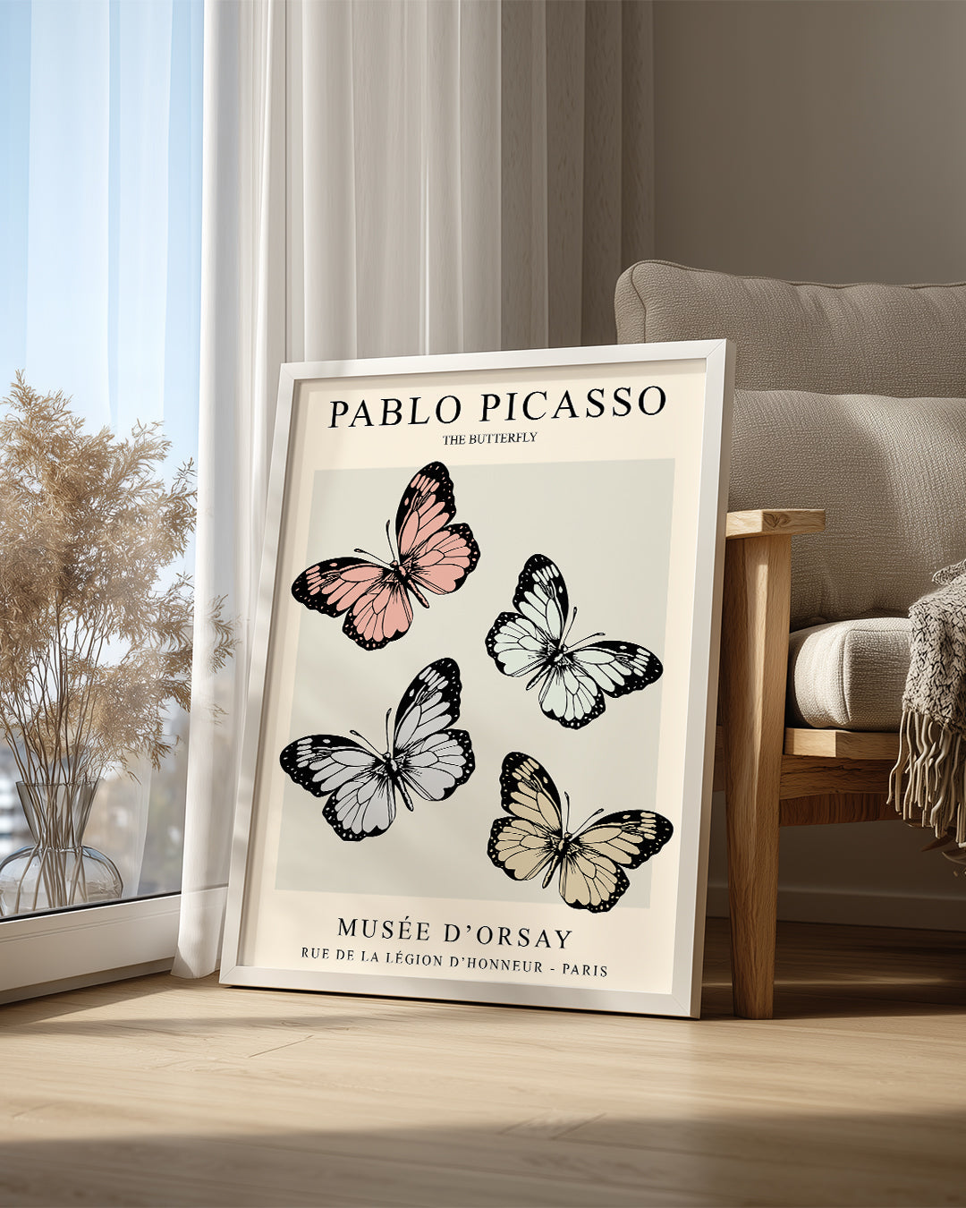Kelebekler - Pablo Picasso Poster Tablosu