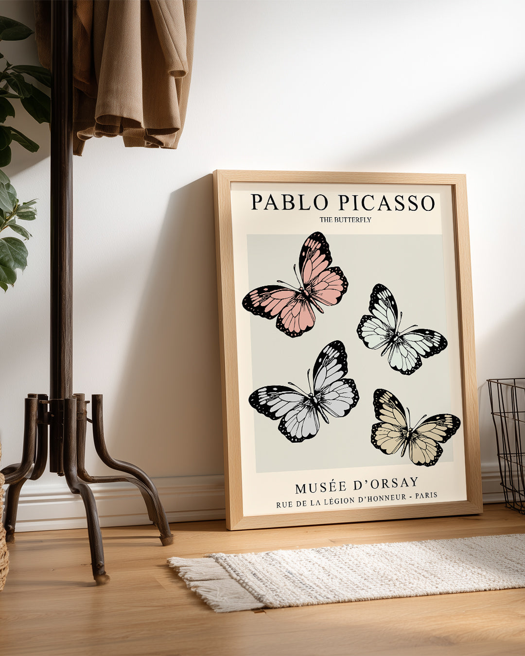 Kelebekler - Pablo Picasso Poster Tablosu