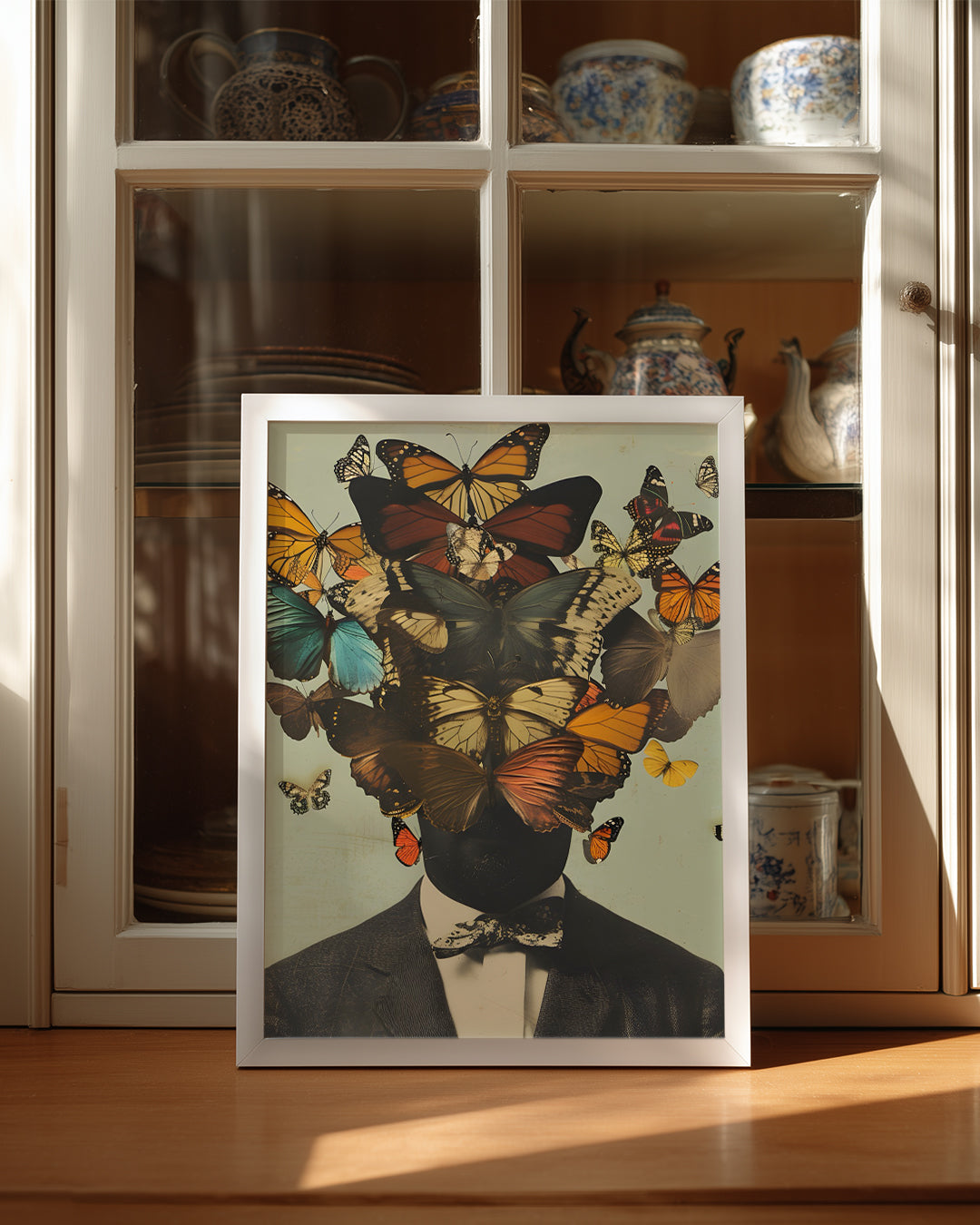 Kelebeklerle Dolu Zihin - Hayal Gücünün Sınırlarını Zorlayan Tasarım Poster Tablosu