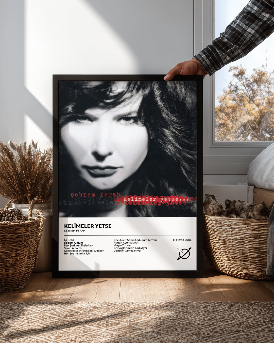 Kelimeler Yetse - Şebnem Ferah Poster Tablosu