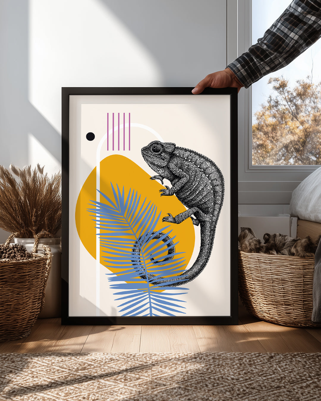 Kertenkele - Tüy Yapısı Poster Tablosu