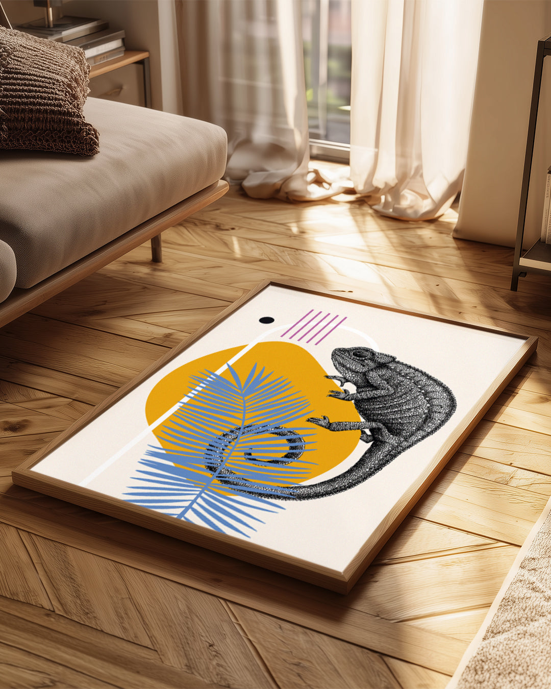 Kertenkele - Tüy Yapısı Poster Tablosu