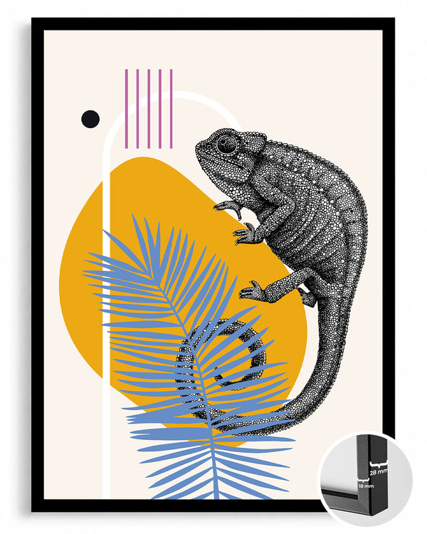Kertenkele - Tüy Yapısı Poster Tablosu