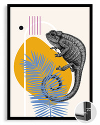 Kertenkele - Tüy Yapısı Poster Tablosu