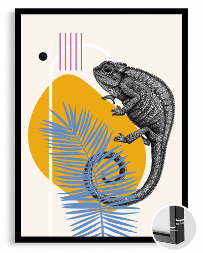 Kertenkele - Tüy Yapısı Poster Tablosu