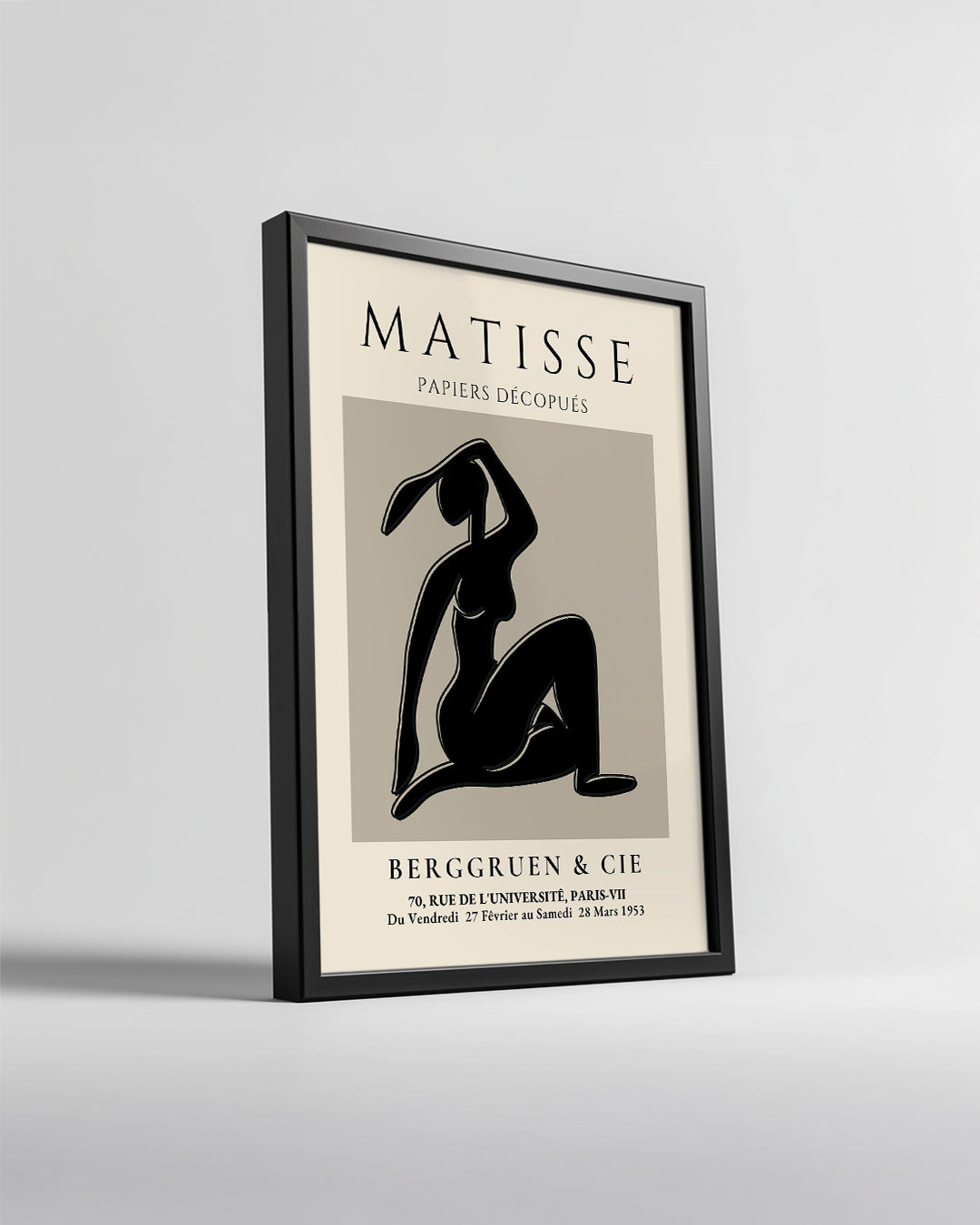 Kesilmiş Kağıt Figürü - Henri Matisse - 1953 Poster Tablosu