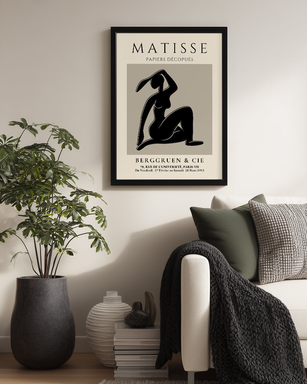 Kesilmiş Kağıt Figürü - Henri Matisse - 1953 Poster Tablosu