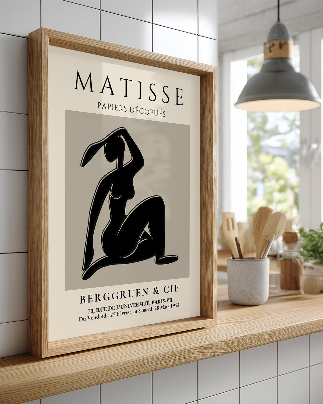 Kesilmiş Kağıt Figürü - Henri Matisse - 1953 Poster Tablosu