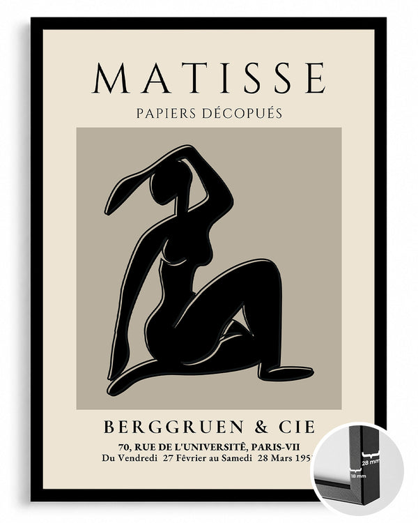 Kesilmiş Kağıt Figürü - Henri Matisse - 1953 Poster Tablosu