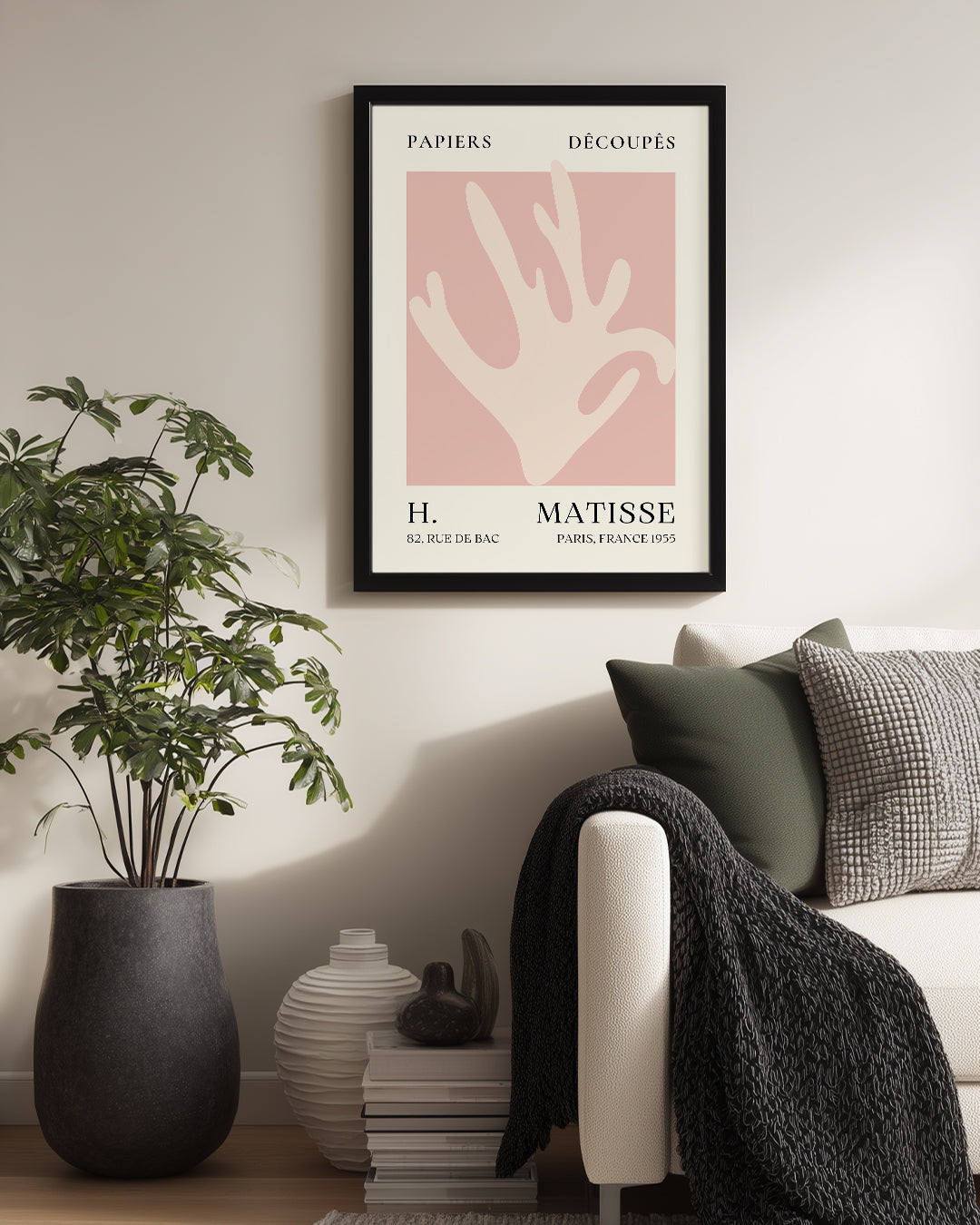 Kesilmiş Kâğıt Figürü - Henri Matisse - 1955 Poster Tablosu