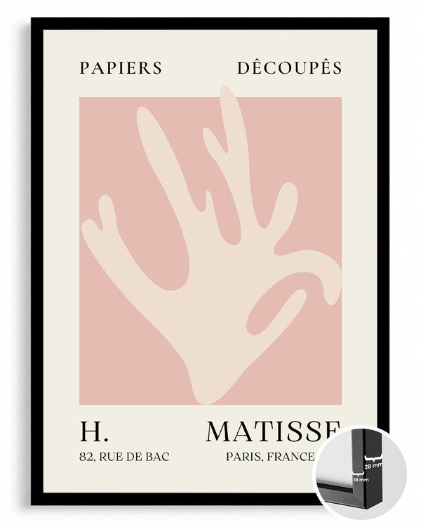 Kesilmiş Kâğıt Figürü - Henri Matisse - 1955 Poster Tablosu