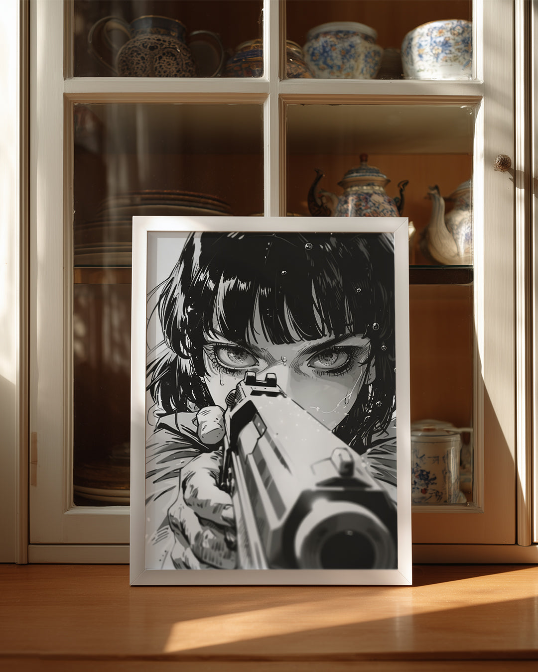 Keskin Bakış - Çizgi Roman Tarzı Poster Tablosu