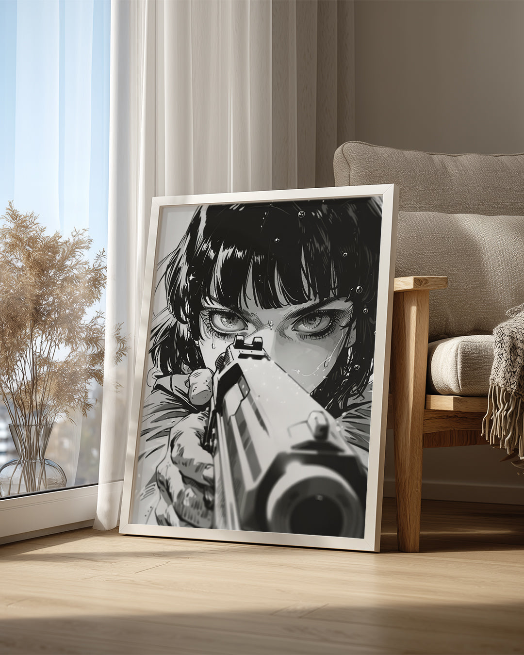 Keskin Bakış - Çizgi Roman Tarzı Poster Tablosu