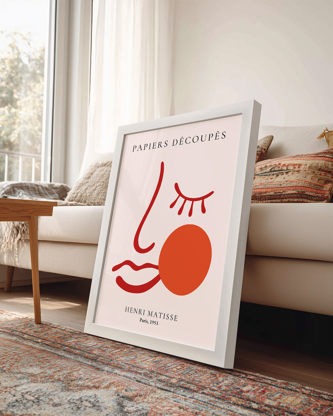 Kesme Kâğıt Yüz - Henri Matisse - 1953 Poster Tablosu