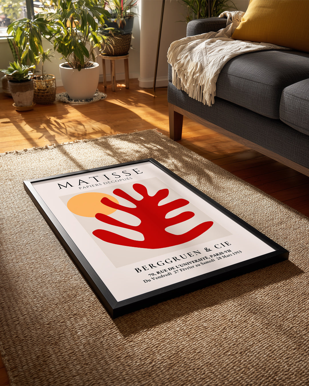 Kesme Kollar ve Güneş - Henri Matisse - 1953 Poster Tablosu