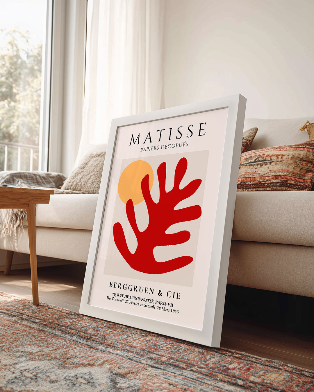 Kesme Kollar ve Güneş - Henri Matisse - 1953 Poster Tablosu