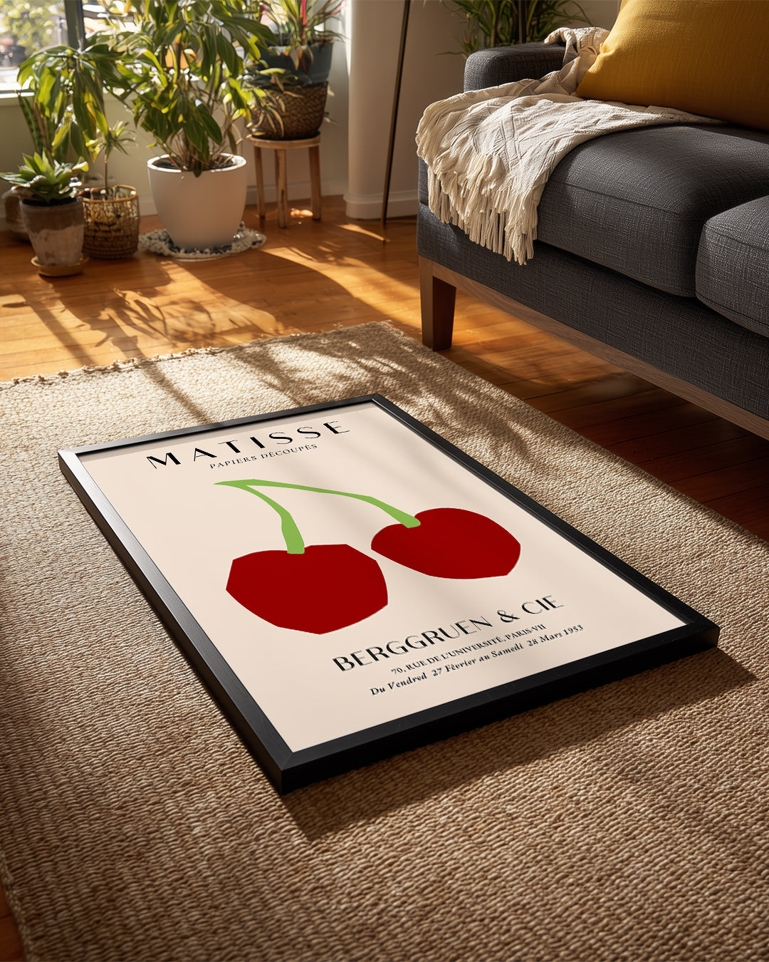 Kirazlar - Henri Matisse - 1953 Poster Tablosu