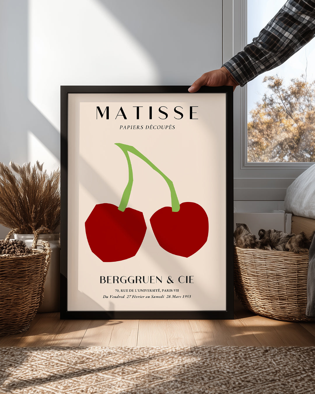 Kirazlar - Henri Matisse - 1953 Poster Tablosu