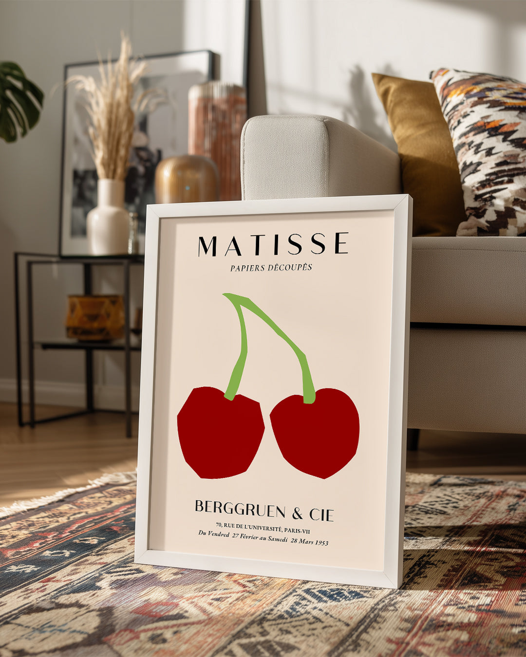 Kirazlar - Henri Matisse - 1953 Poster Tablosu