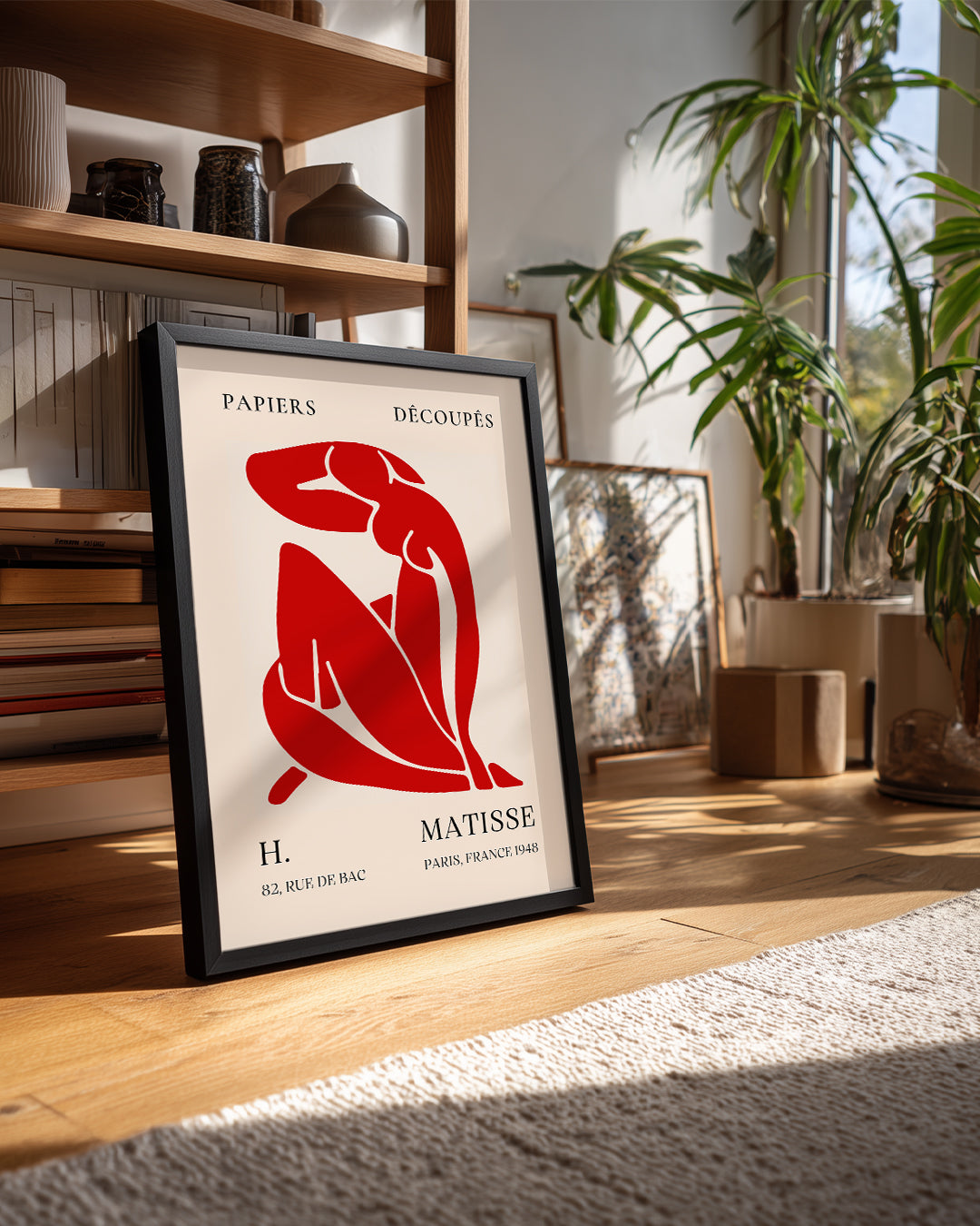 Kırmızı Figür - Henri Matisse - 1948 Poster Tablosu