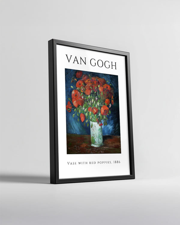 Kırmızı Gelincikler - Vincent van Gogh - 1886 Poster Tablosu