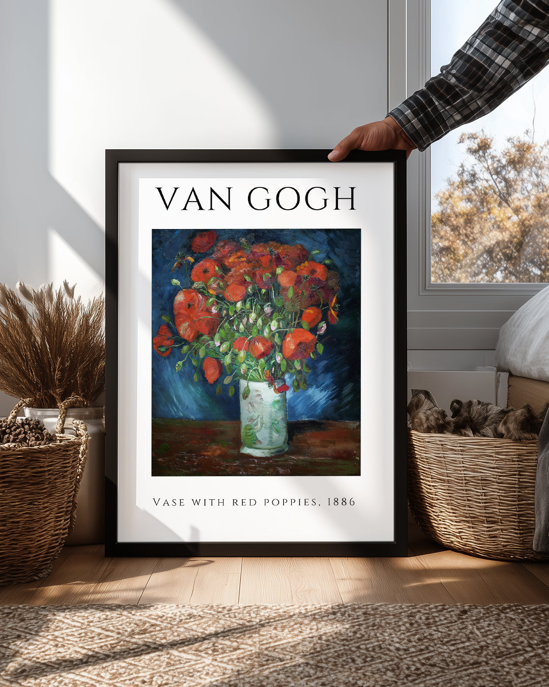 Kırmızı Gelincikler - Vincent van Gogh - 1886 Poster Tablosu