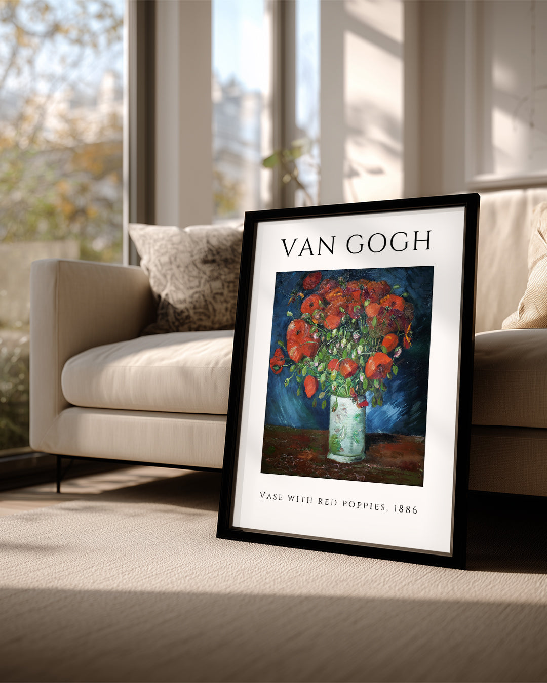 Kırmızı Gelincikler - Vincent van Gogh - 1886 Poster Tablosu