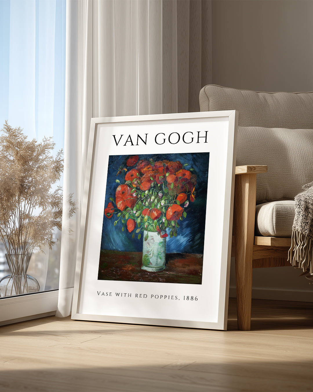 Kırmızı Gelincikler - Vincent van Gogh - 1886 Poster Tablosu