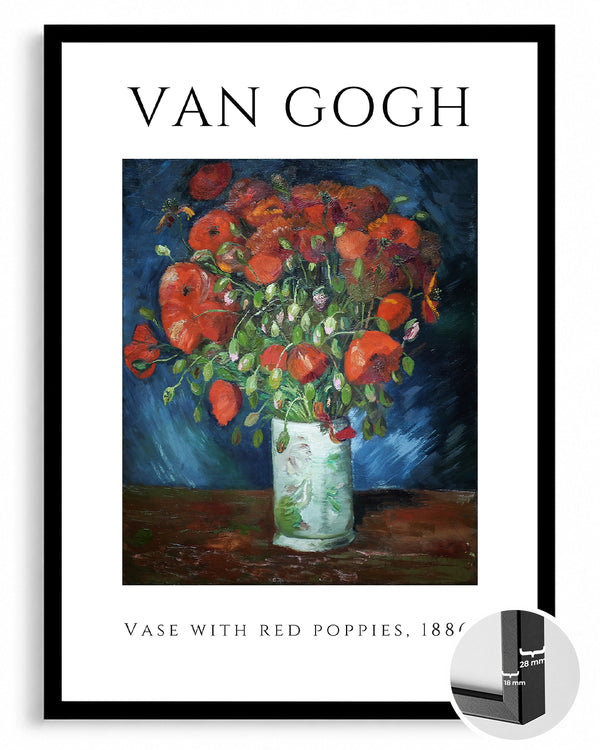 Kırmızı Gelincikler - Vincent van Gogh - 1886 Poster Tablosu