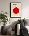 Kırmızı Nar Silueti - Henri Matisse - 1953 Poster Tablosu