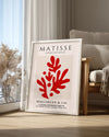 Kırmızı Yaprak Kompozisyonu - Henri Matisse - 1953 Poster Tablosu