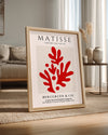 Kırmızı Yaprak Kompozisyonu - Henri Matisse - 1953 Poster Tablosu