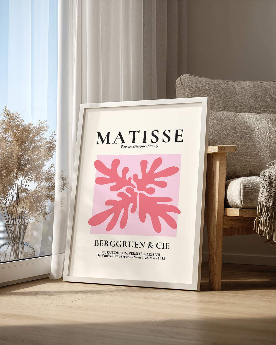 Kırmızı Yapraklar - Henri Matisse - 1953 Poster Tablosu