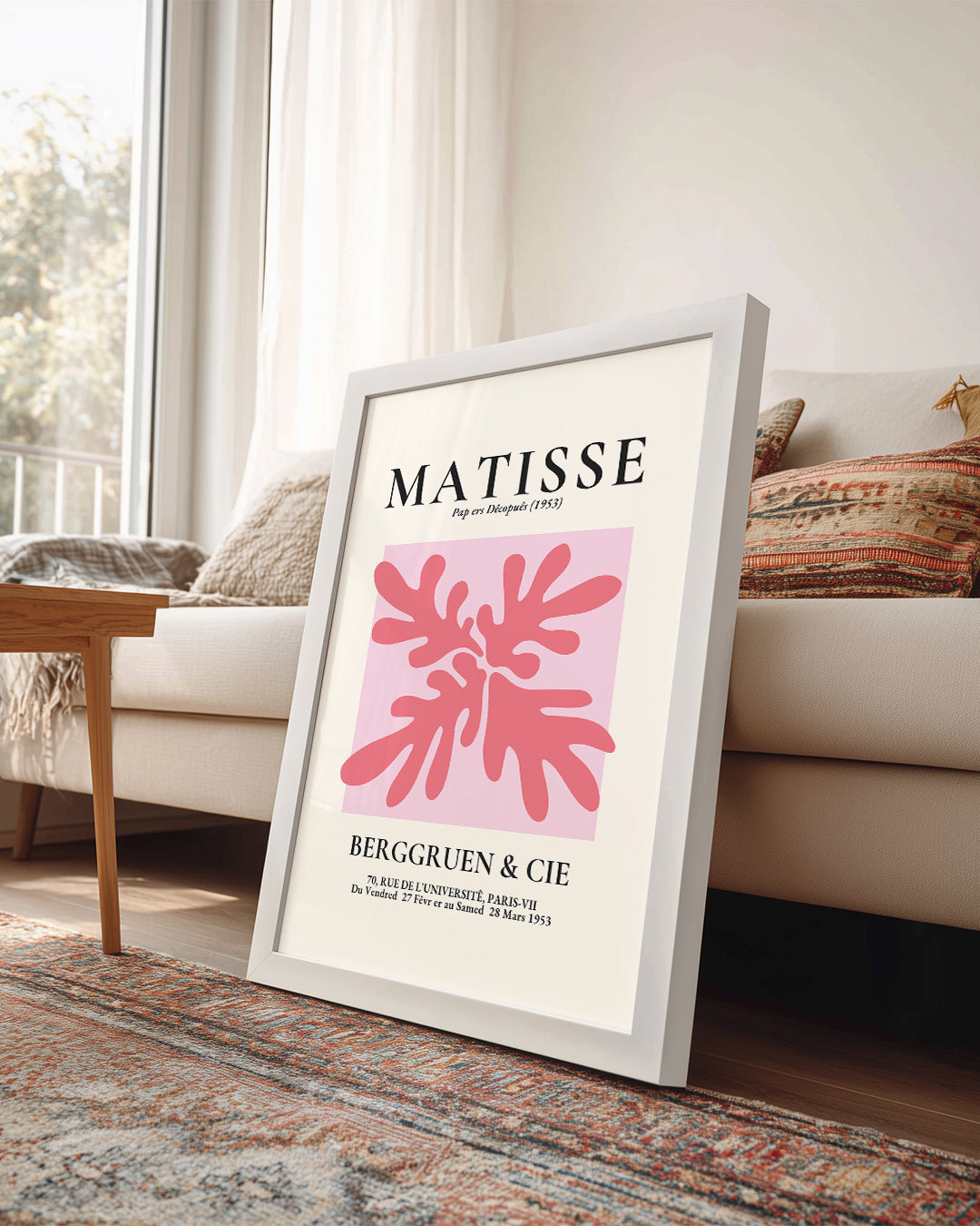 Kırmızı Yapraklar - Henri Matisse - 1953 Poster Tablosu
