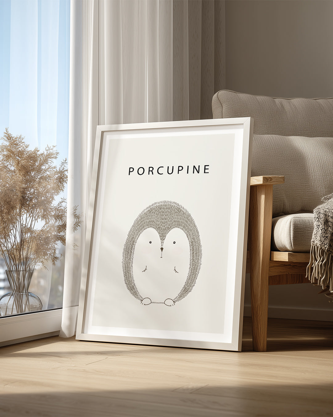 Kirpi - Dikenli Tüyler Poster Tablosu