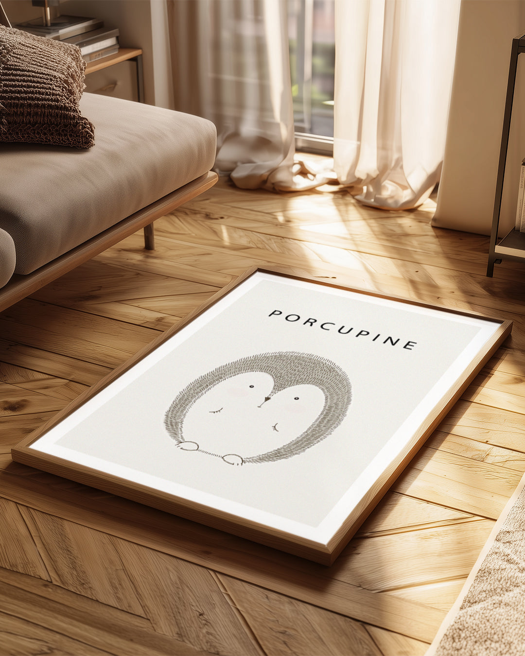 Kirpi - Dikenli Tüyler Poster Tablosu