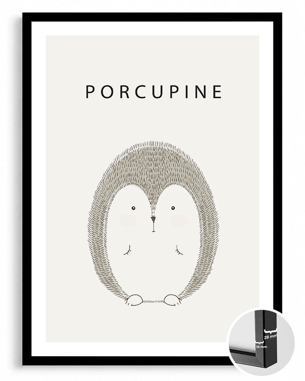 Kirpi - Dikenli Tüyler Poster Tablosu