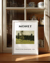 Kırsaldaki Tren - Claude Monet - 1870 Poster Tablosu