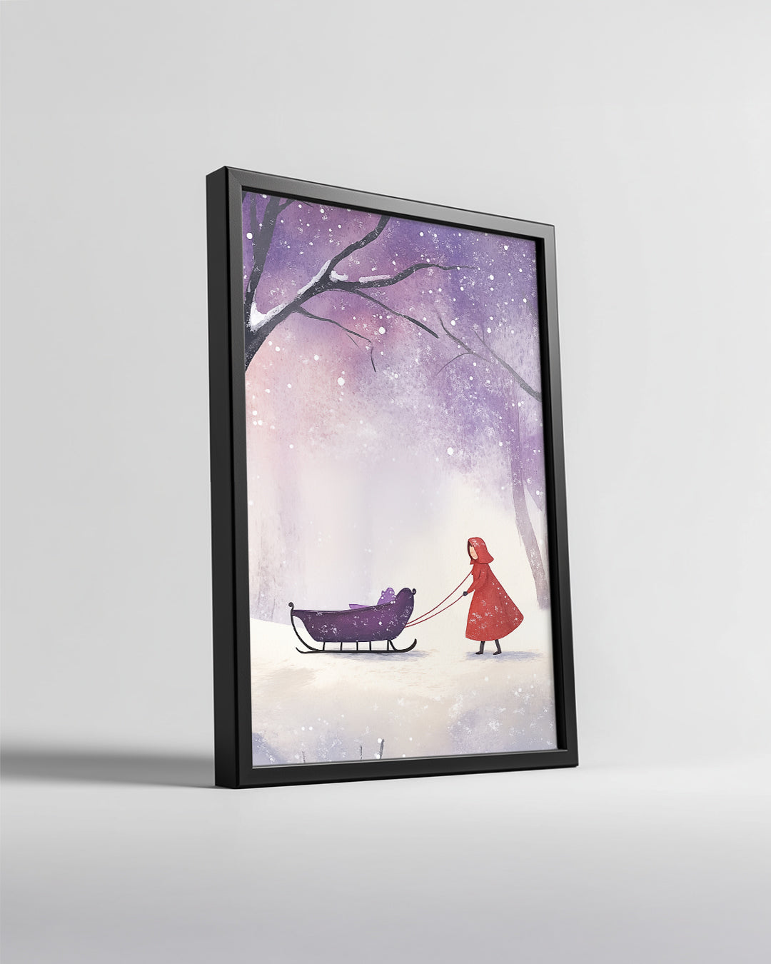 Knitted Socks Fireplace Poster Tablosu