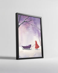 Knitted Socks Fireplace Poster Tablosu